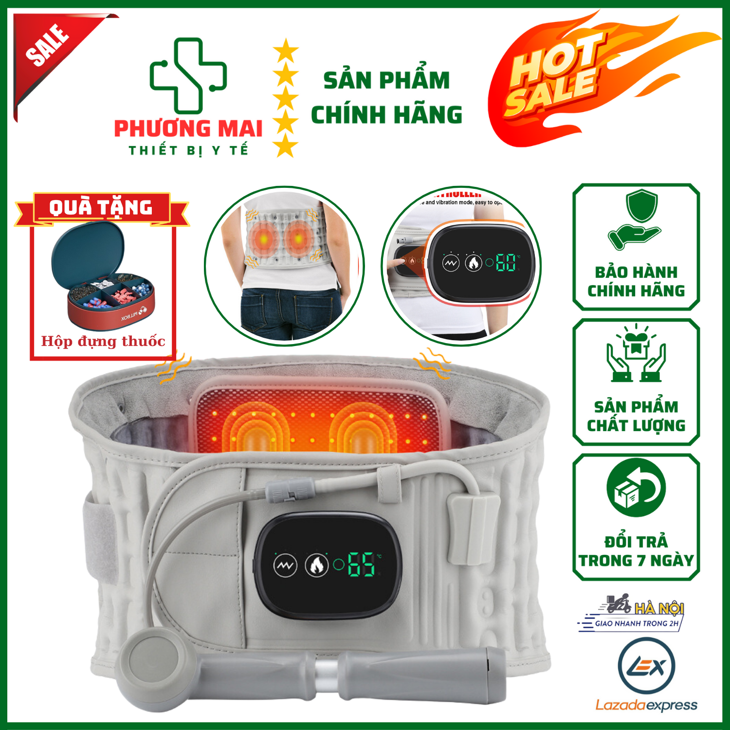 Đai lưng cột sống thoát vị đĩa đệm Z5 Đai hơi kéo dãn cột sống hỗ trợ giảm áp lực đĩa đệm