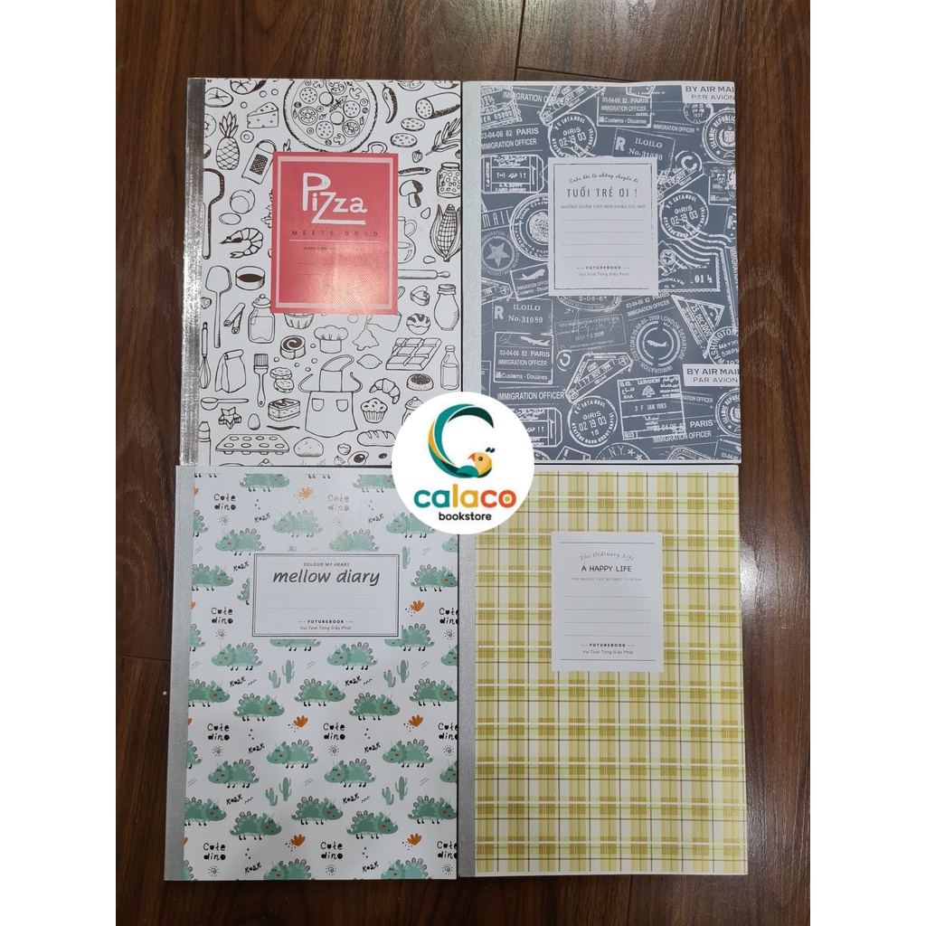 Tập Sinh Viên Kẻ Ngang FutureBook Dán Gáy - 120 trang (70gsm)