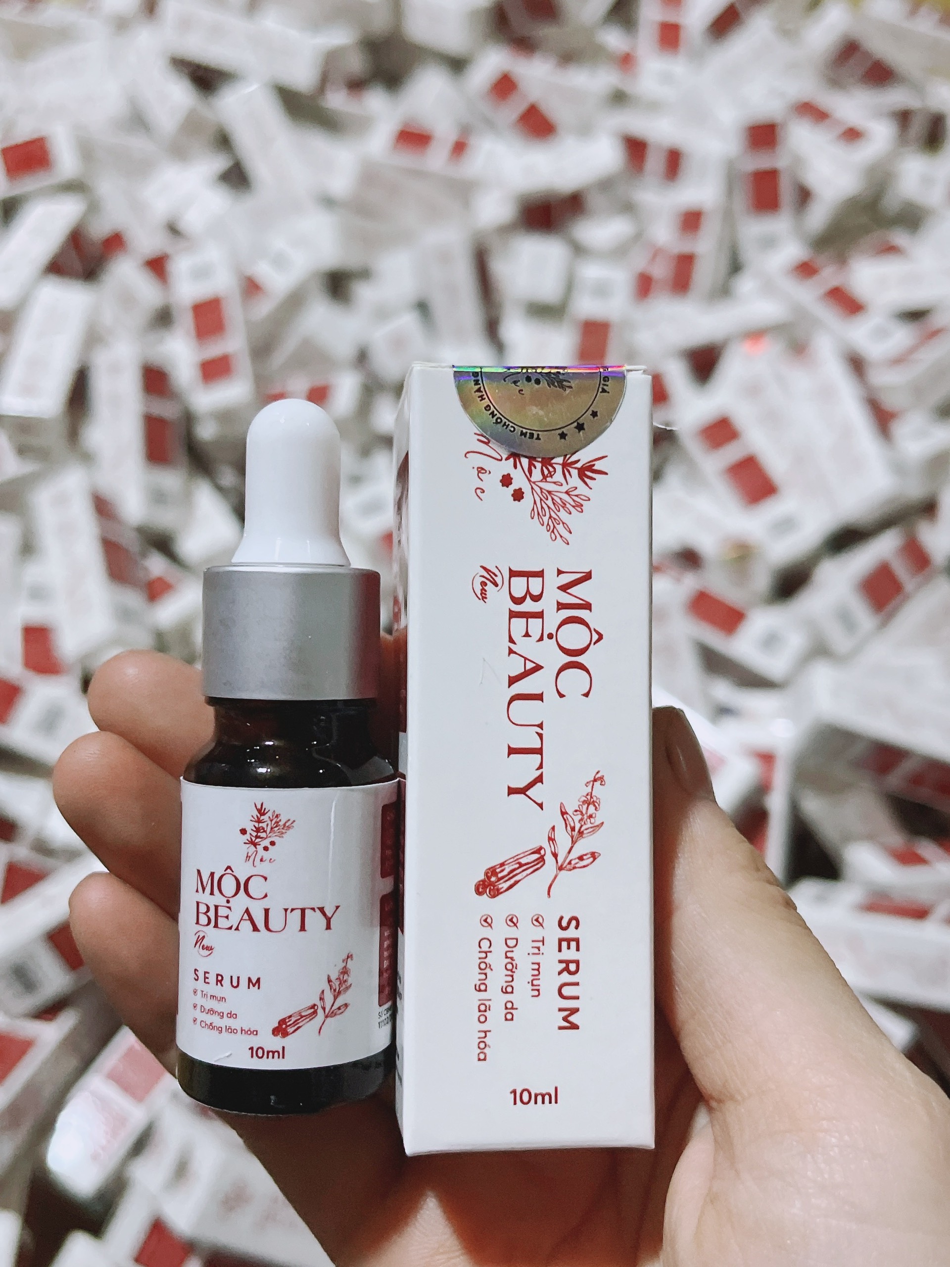 SERUM MỘC BEAUTY CẢI THIỆN TÌNH TRẠNG MỤN, DƯỠNG ẨM DA