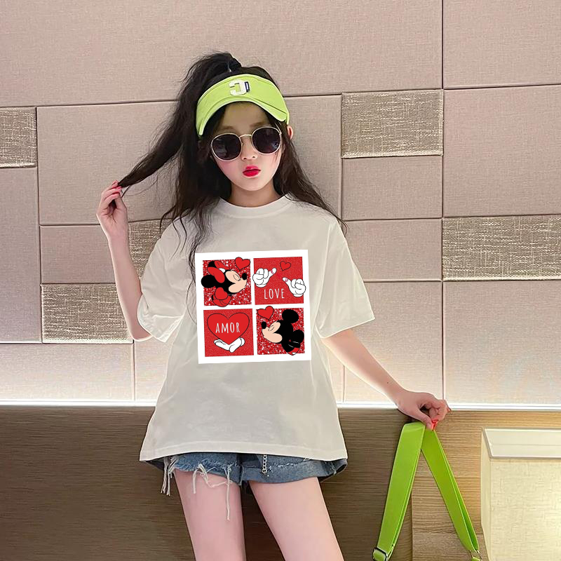 GIÁ SỈ áo thun trẻ em 10 tuổi nữ phông bé gái 12 tuổi