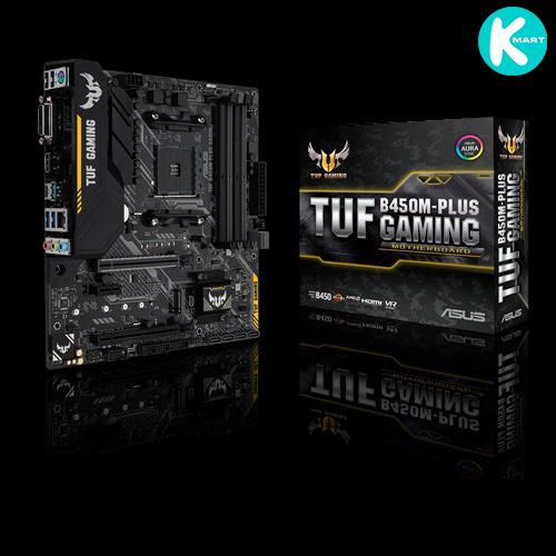 Bo mạch chủ mainboard asus tuf b450m-plus gaming amd b450 - hàng chính hãng