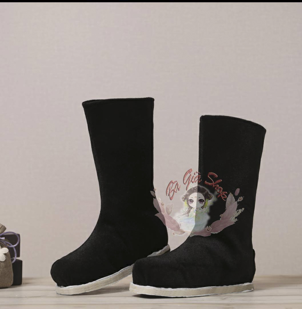 Giày ủng vải cổ trang nam nữ sz 36-45