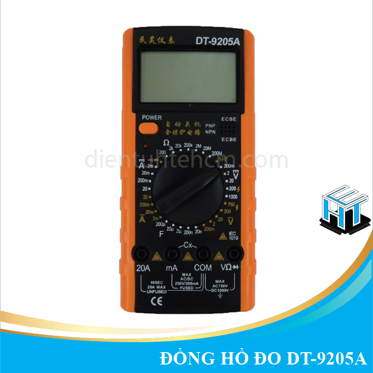 Đồng hồ vạn năng điện tử Minhao DT-9205A nhiều chức năng