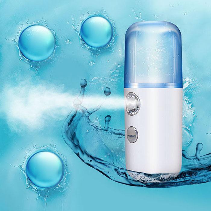 Máy xông mặt xịt khoáng nano mini phun sương dưỡng da sạc điện - tâm đức