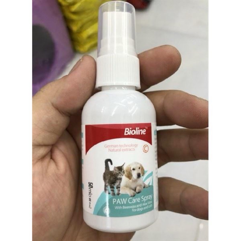 Chai xịt bioline - định vị nơi đi vệ sinh cho chó mèo đúng chỗ
