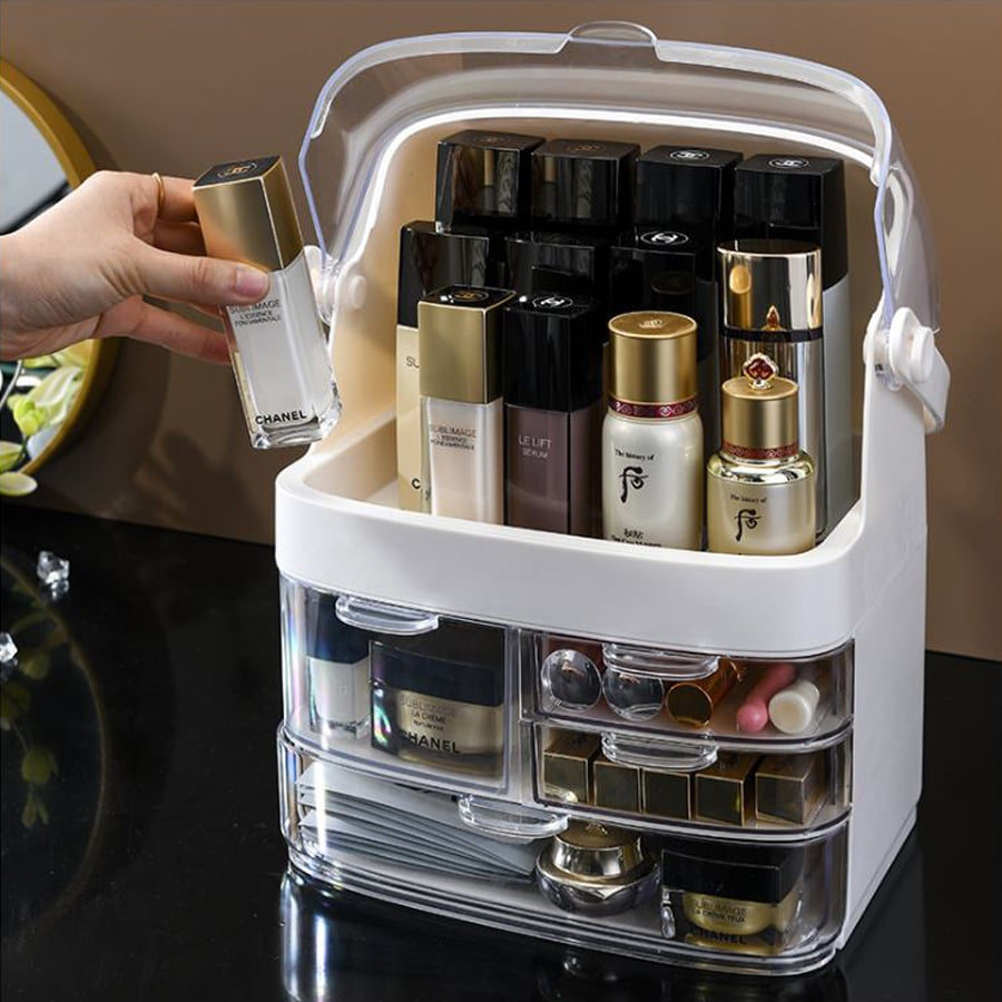Tủ đựng mỹ phẩm có nắp chống bụi MS02 cỡ lớn