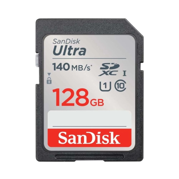  Thẻ nhớ máy ảnh SDXC Sandisk Ultra 128GB 140MB s cho mảy ảnh Canon Nikon Fujifilm Sony Samsung 