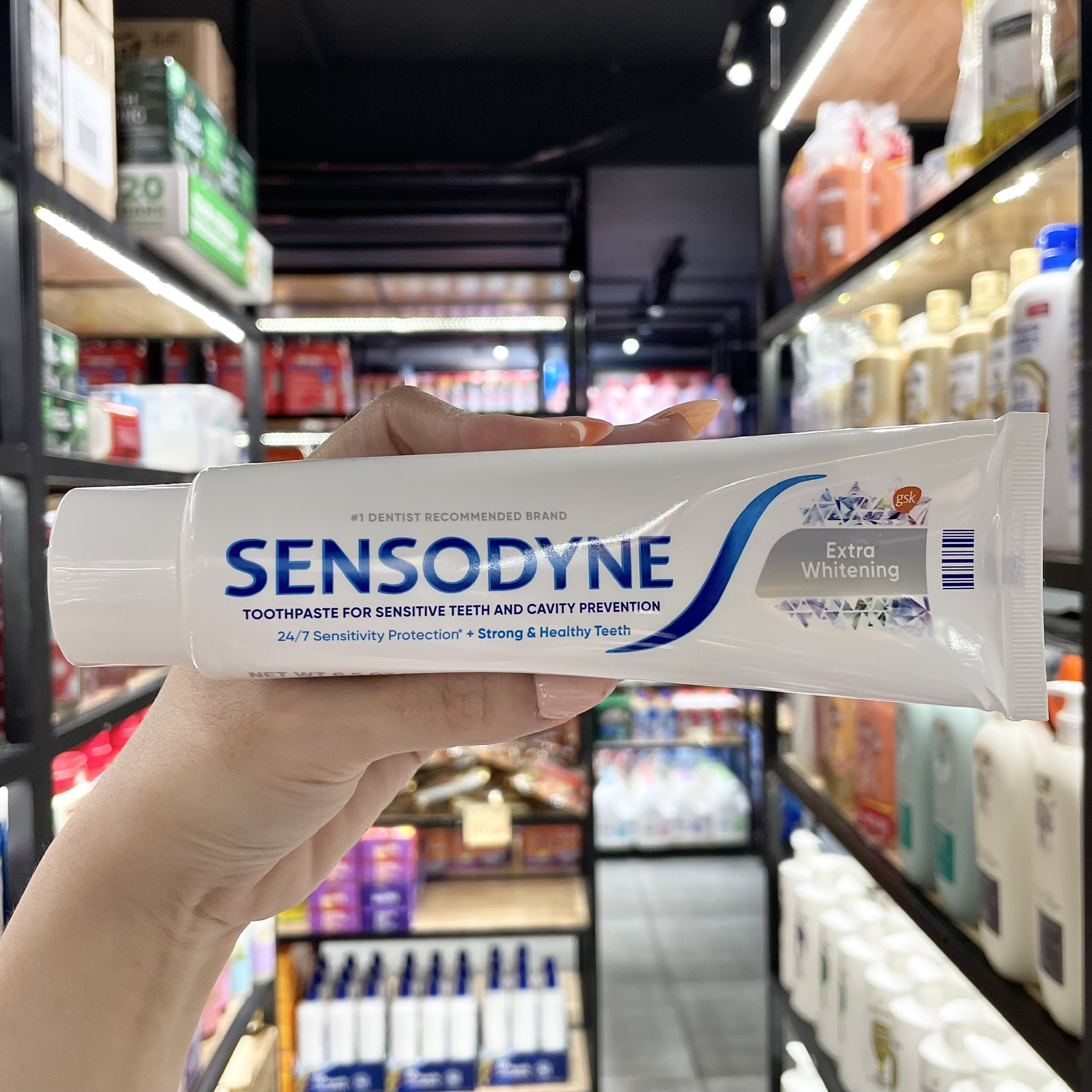 Kem Đánh Răng Sensodyne 24/7 Sensitivity Protection 184g Hàng Nhập Mỹ Tăng Cường Bảo Vệ Chống Lại Sự Nhạy Cảm Đau Đớn Của Răng