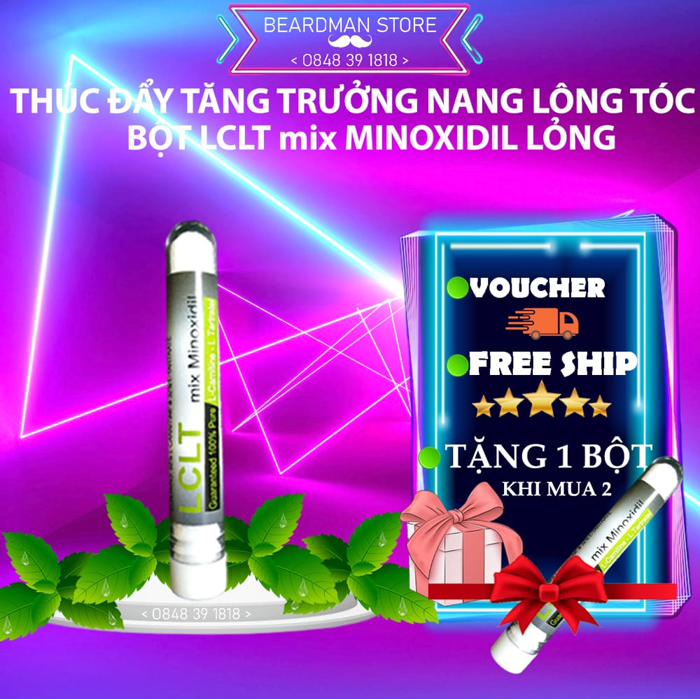 Bột lclt hỗ trợ mọc râu