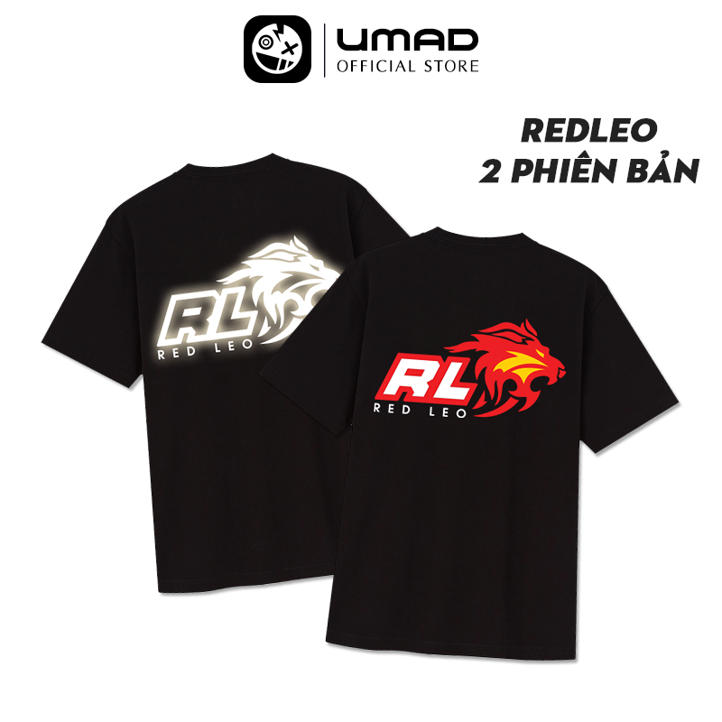 Áo thun nam UMAD Redleo v.2 cổ tròn phông Unisex Racing Boy Xe Độ vải thể thao có Big Size