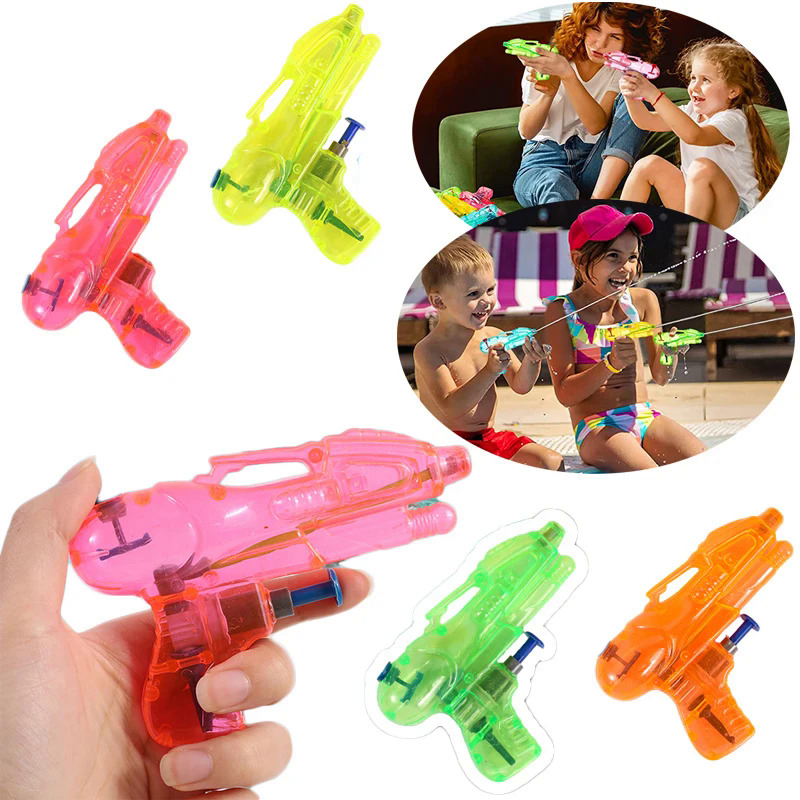 124 pcs Mini Súng nước đồ chơi trẻ em nhỏ trong suốt mực súng nước trẻ em