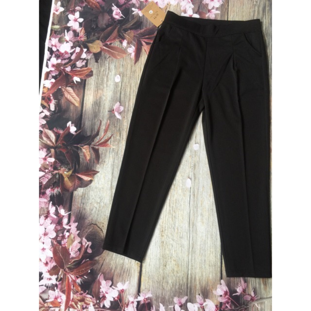 Quần baggy sạn co giãn