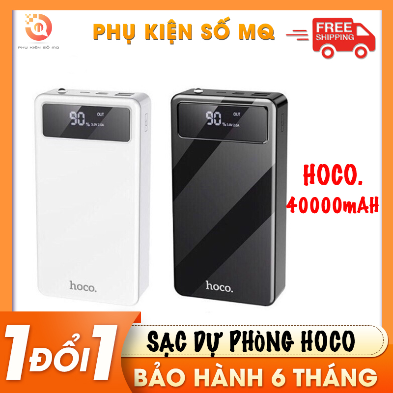 Sạc dự phòng dung lượng 40000mah chính hãng hoco db119 > tích hợp 3 cổng sạc vào và 2 cổng ra, dung lượng khủng bảo hành 6 tháng tại phụ kiện số mq
