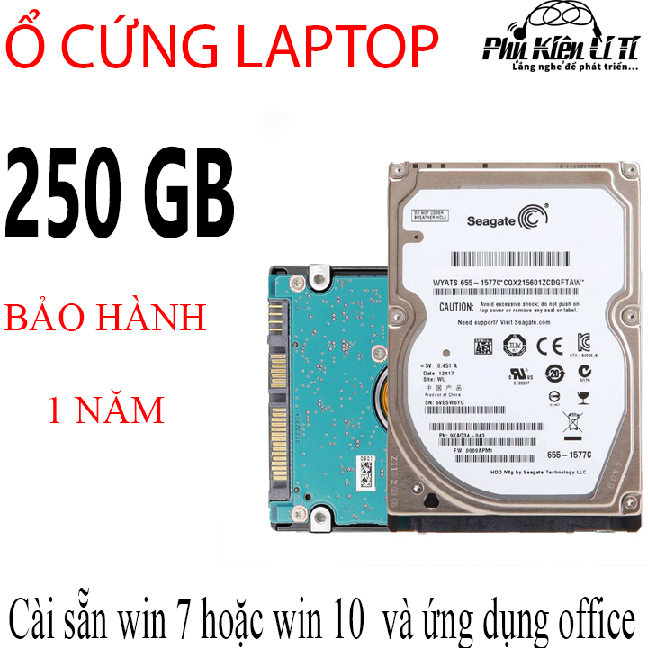 [HCM]Ổ cứng hdd laptop 2.5 inch seagate 250GB bảo hành 1 năm