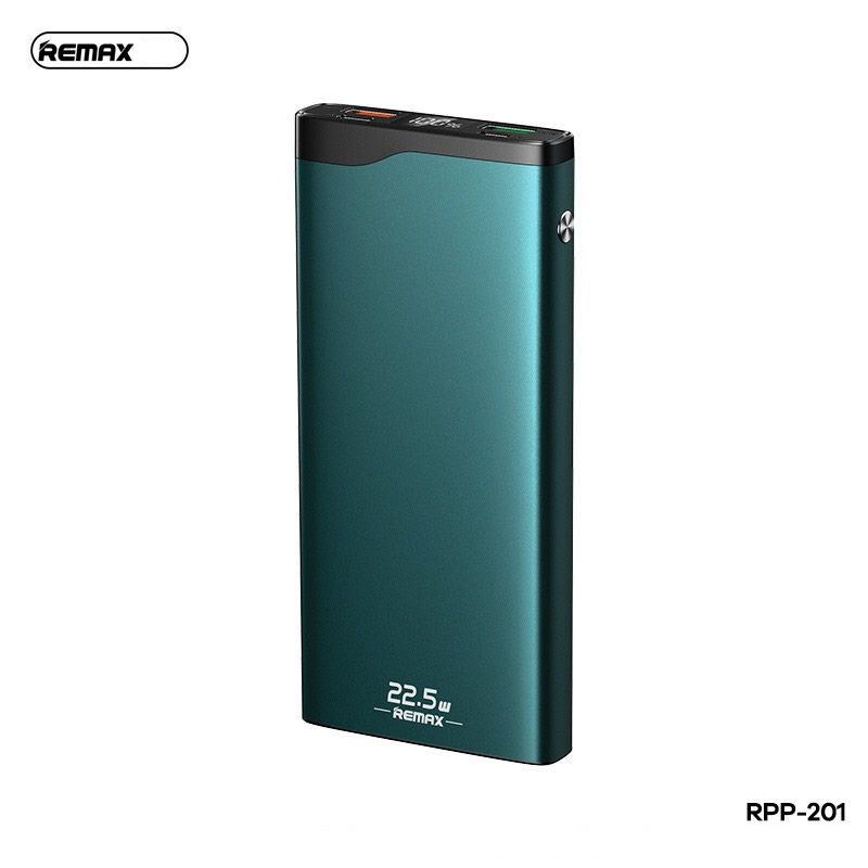 Sạc dự phòng mini remax rpp-201 10000mah sạc nhanh qc3.0 18w, 22.5w, pd 18w