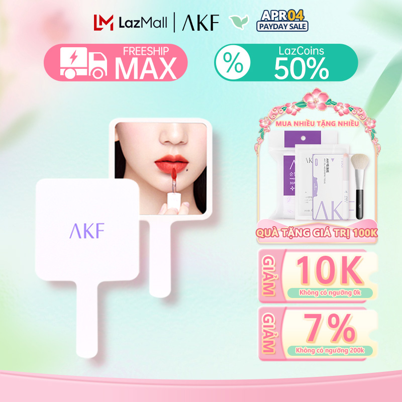 【AKF Gương Cầm Tay AKF Dáng Vuông