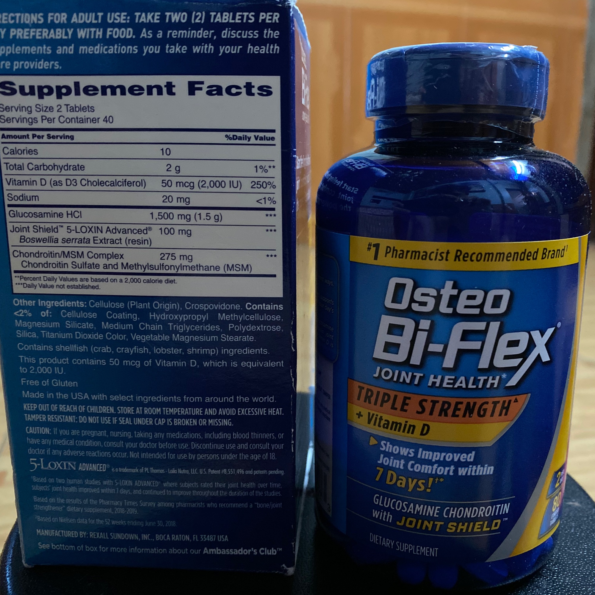 Viên uống bồi bổ sụn khớp Osteo Bi-Flex Triple Strength 80 viên + vitamin D