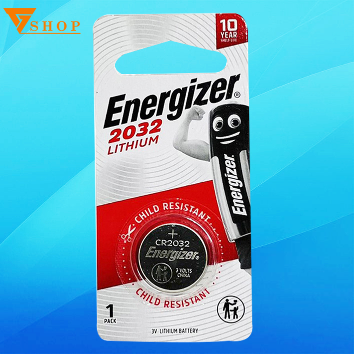 Pin cr2032 energizer 3v, pin cmos lithium chính hãng