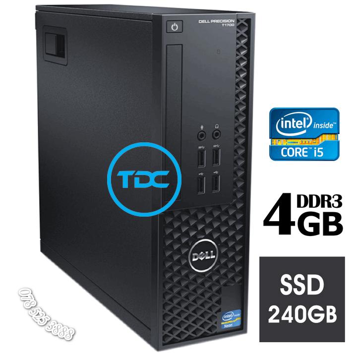 [Trả góp 0%]Máy trạm DELL Precision T1700 SFF intel core i5 4570 ram 4GB ổ cứng SSD 240GB.Quà Tặng. Hàng Nhập Khẩu