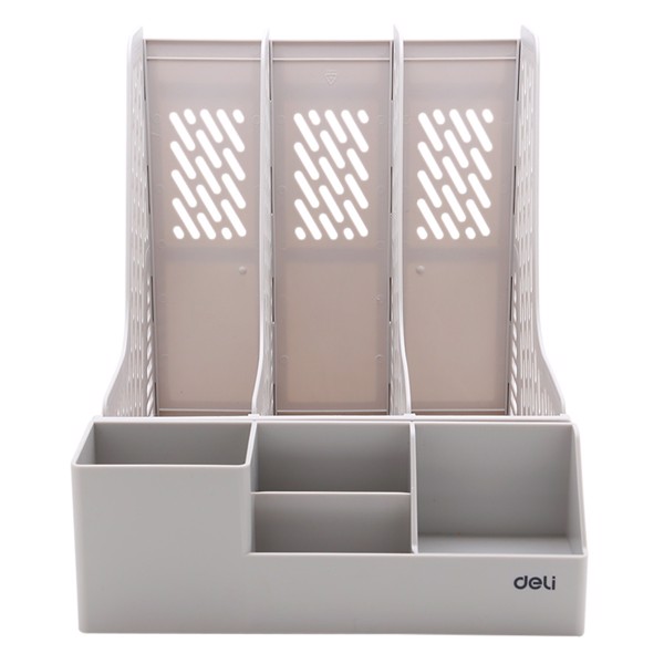 File nan, gía 3 ngăn và khay để bút deli z00112