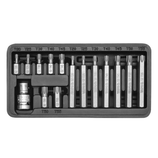 Bộ đầu tuýp mũi sao 15 chi tiết yato yt-0411