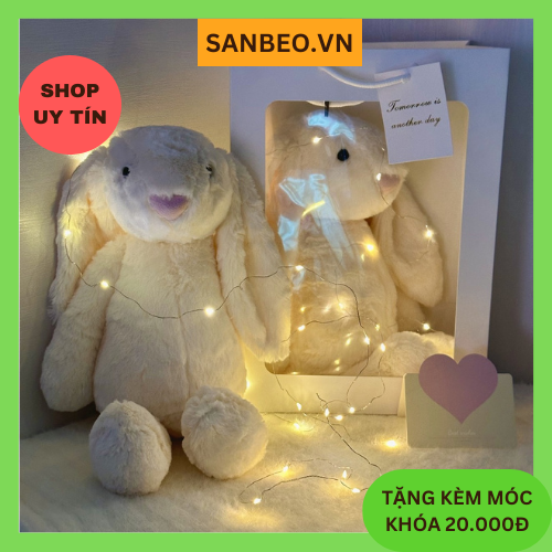 Set quà tặng sinh nhật, Valentine, Noel, ngày lễ cho nam và nữ có gấu bông gấu LENA STICK, thỏ tai dài ý nghĩa - SANBEO.VN