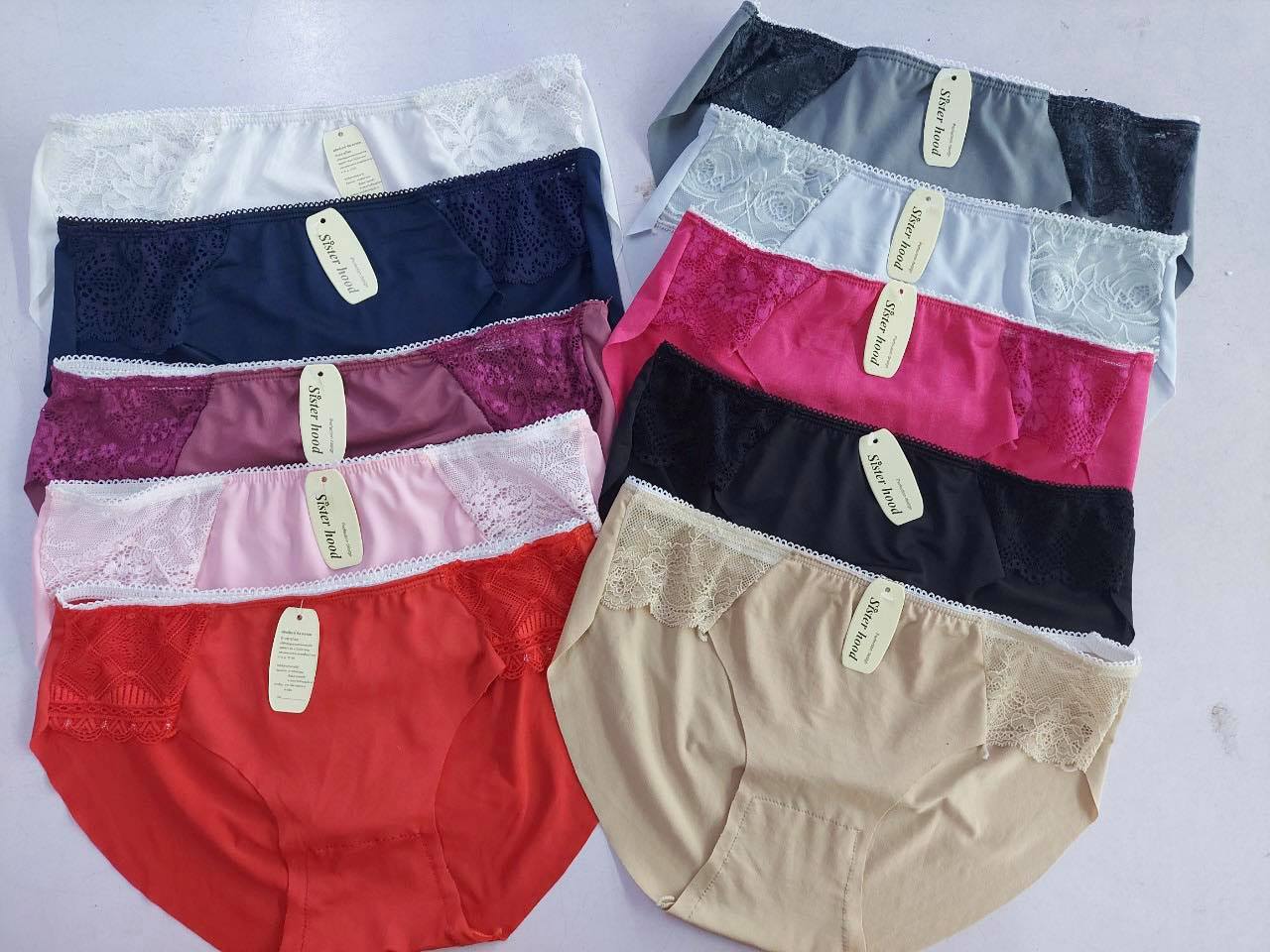 Quần lót nữ cotton phối ren kháng khuẩn thông hơi thoáng mát quyến rũ