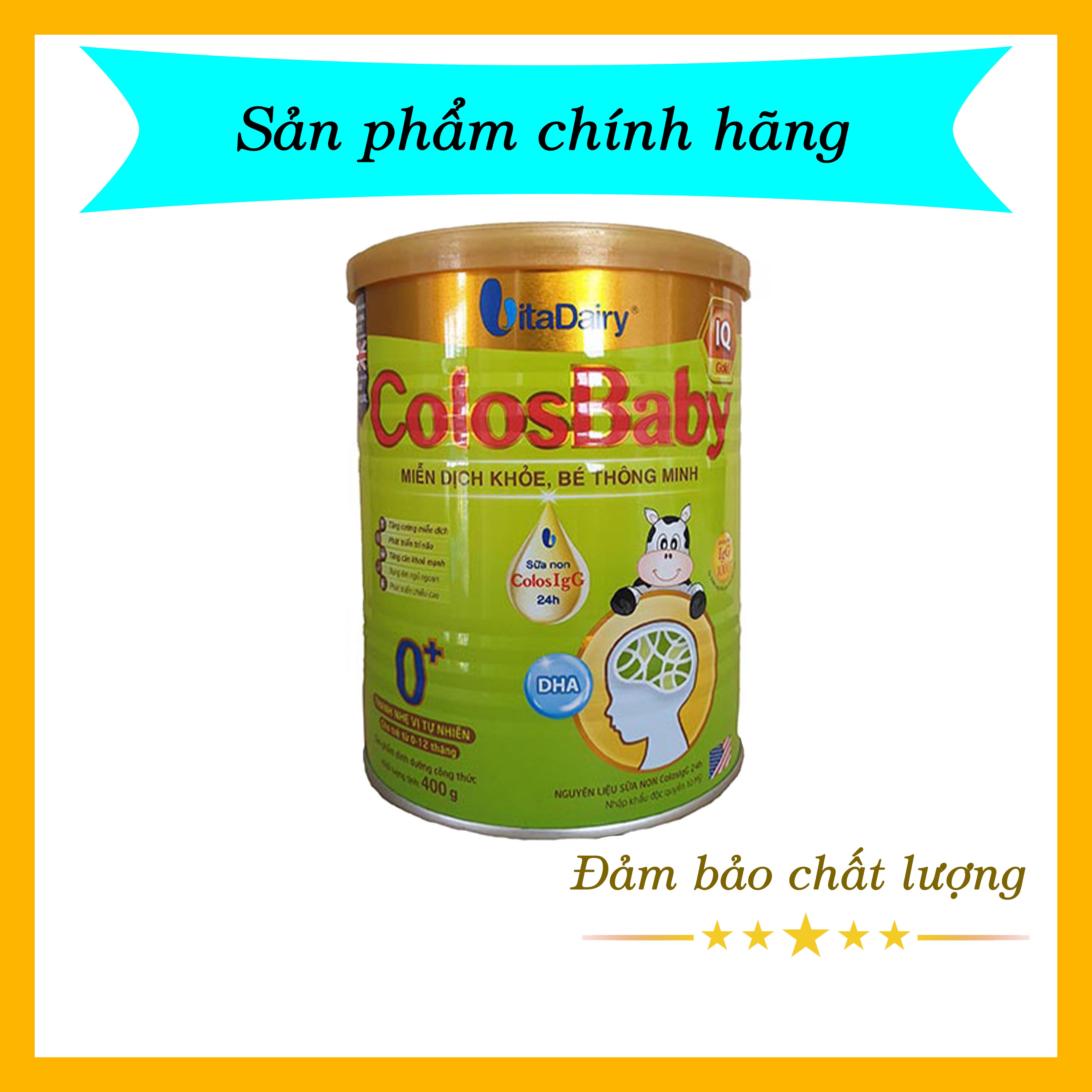 (Có tích điểm) Sữa Colosbaby IQ Gold 0+ 400g