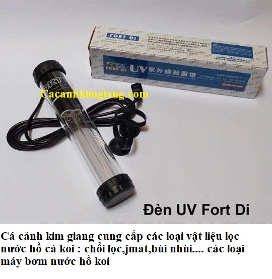 Đèn uv fort di 30w, dài 36cm diệt khuẩn cho bể cá cảnh – hồ cá koi