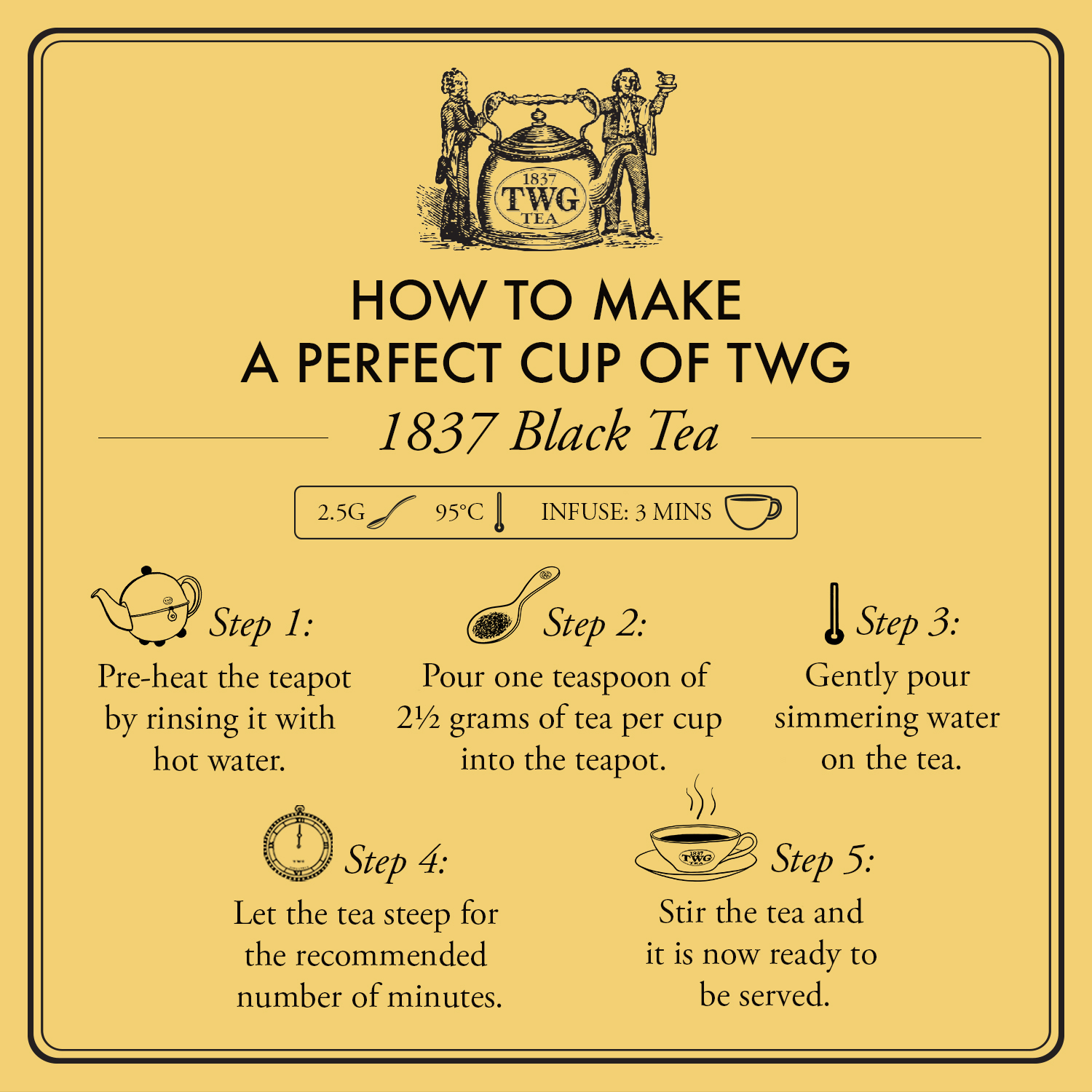 Trà TWG Tea - 1837 Black Tea (20g/100g) | Trà Đen