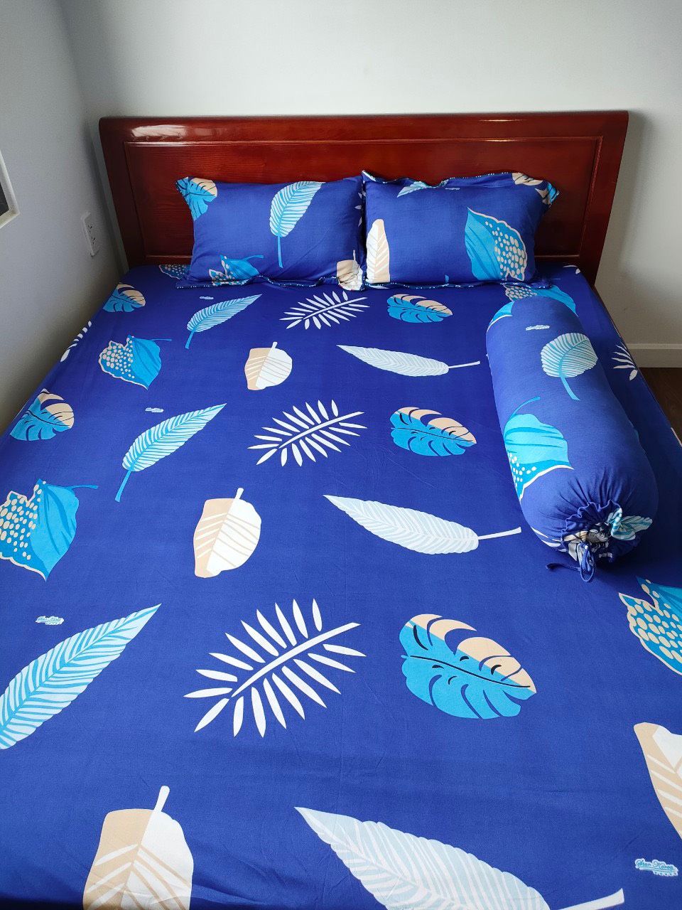Bộ drap thun hàn quốc 4 món dành cho nệm cao 10cm