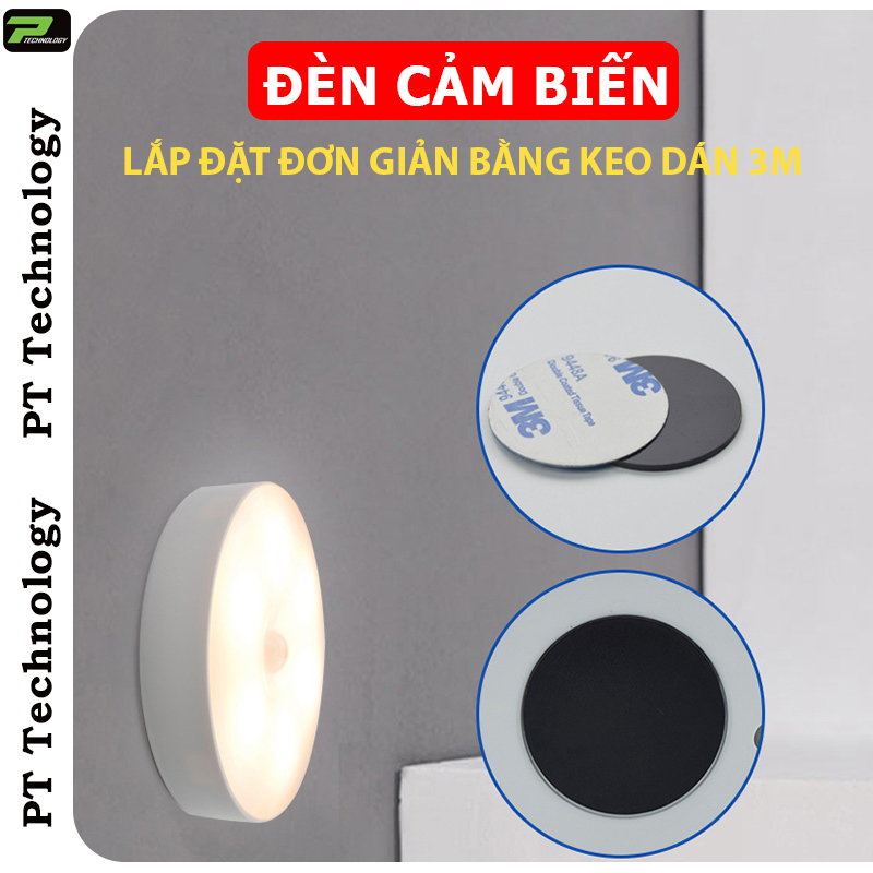 Đèn Cảm Biến Đèn LED Chiếu Sáng Thông Minh Đa Chức Năng Tích Điện PT Technology