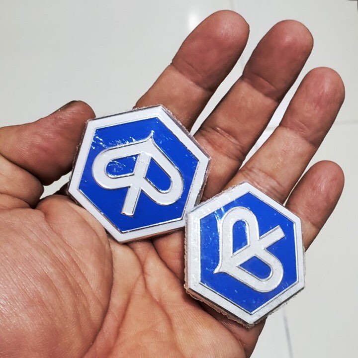 Logo ốp mặt nạ piaggio liberty