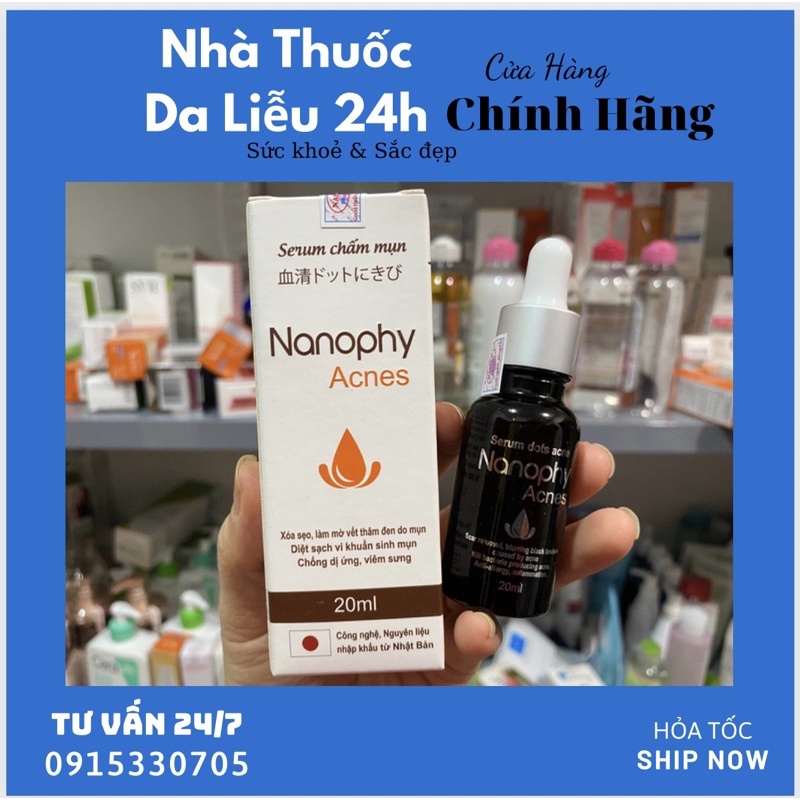 Nanophy acnes 20ml hỗ trợ mụn đỏ thâm