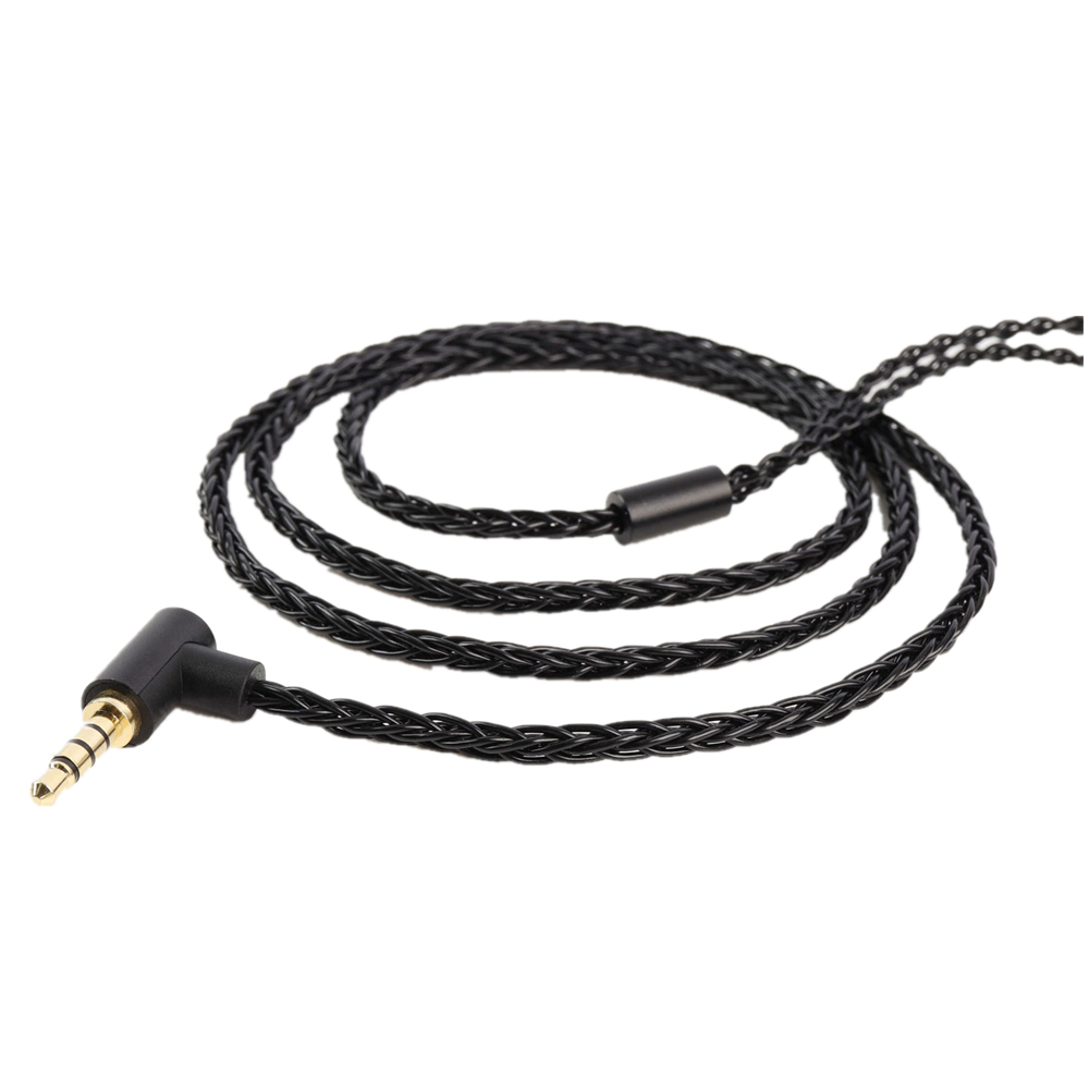 Jwally JC08S Dây 5N OFC Nâng Cấp Bằng Đồng Không Oxy 8 Cổ Phiếu Tai Nghe 2Pin 0.78Mm MMCX Cáp Nâng Cấp 3.5Mm Có Mic , Micro