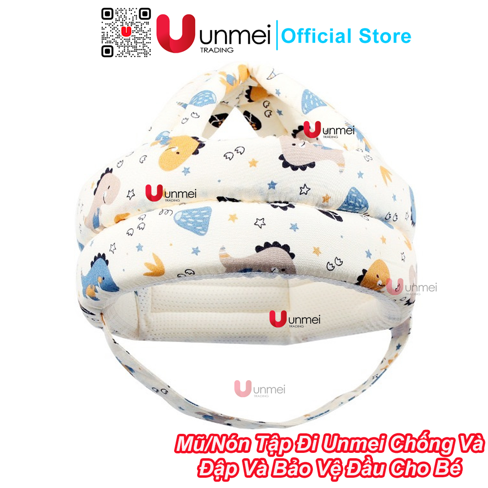 Mũ Tập Đi, Tập Bò UNMEI Cho Bé - Loại Nón Chống Va Đập Bảo Vệ Đầu Cho Trẻ Khi Mới Bò Và Khi Tập Đi