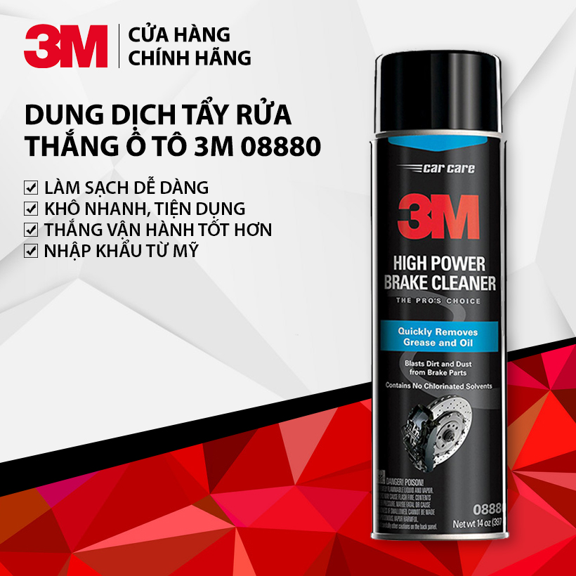 Dung môi vệ sinh thắng ô tô 08880 - Chính hãng 3M