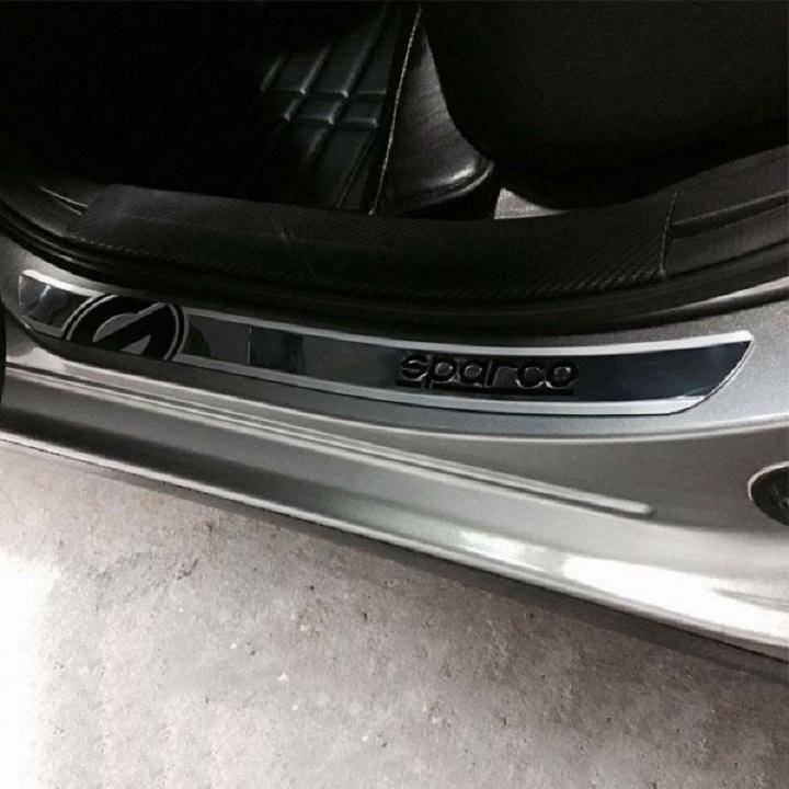 Bộ nẹp bước chân chống xước cửa xe ô tô Sparco