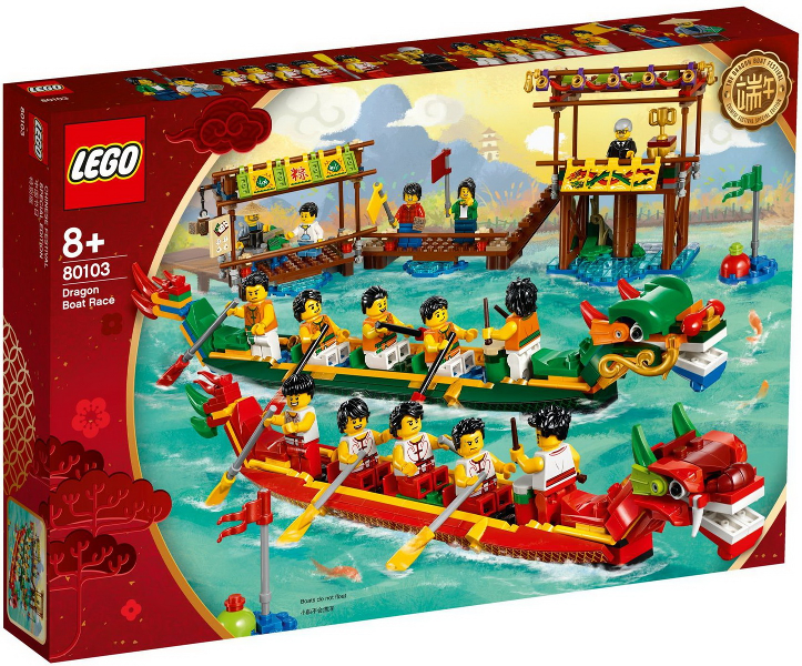 Lego Holiday & Event 80103 - Dragon Boat Race - Bộ xếp hình Lego Đua thuyền rồng