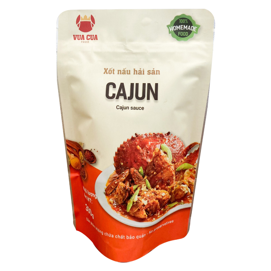 Xốt cajun - xốt nấu hải sản tiện lợi