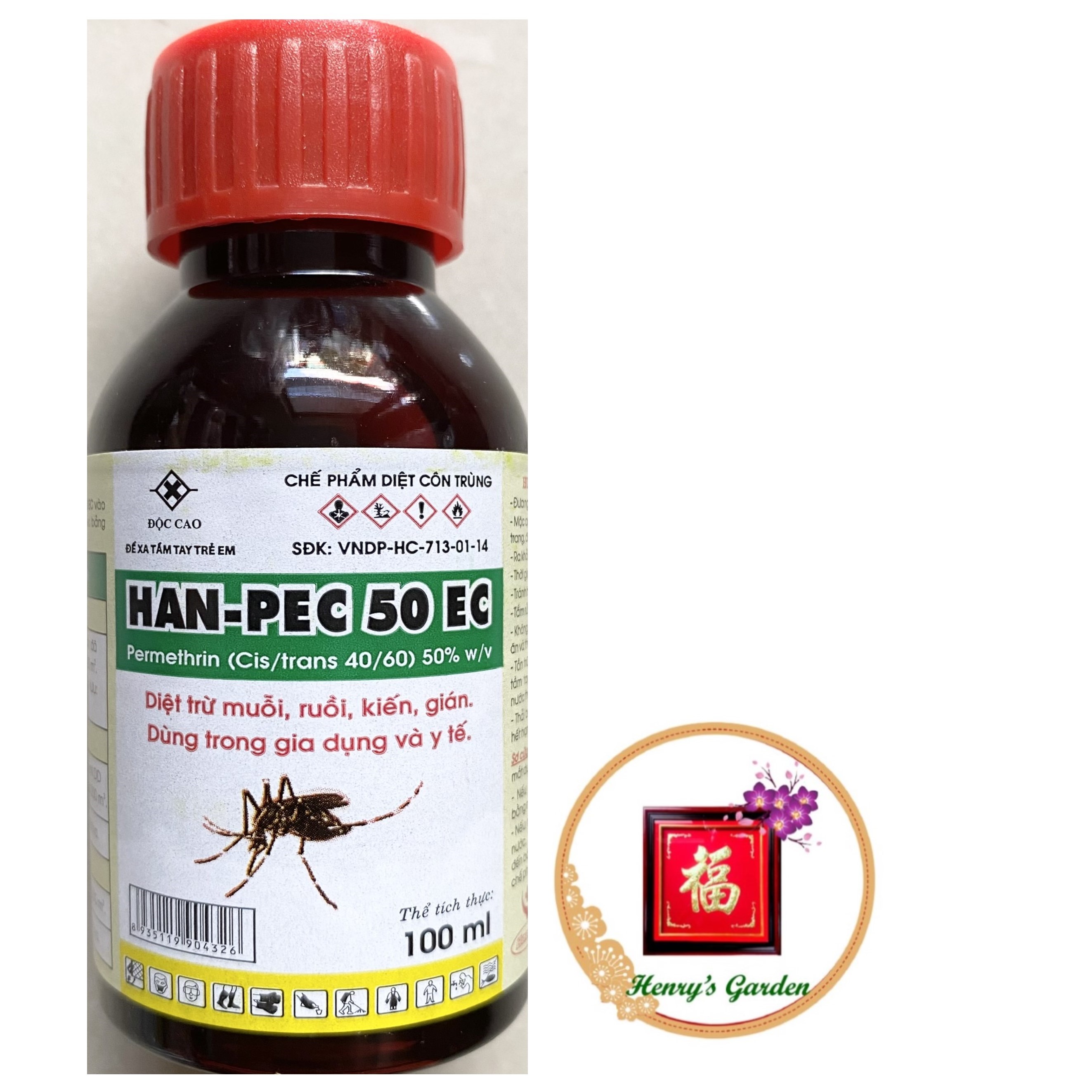 Thuốc diệt han-pec 50ec chế phẩm diệt côn trùng - #064b# 100ml