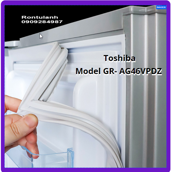 Ron tủ lạnh toshiba model gr - mg46vpd