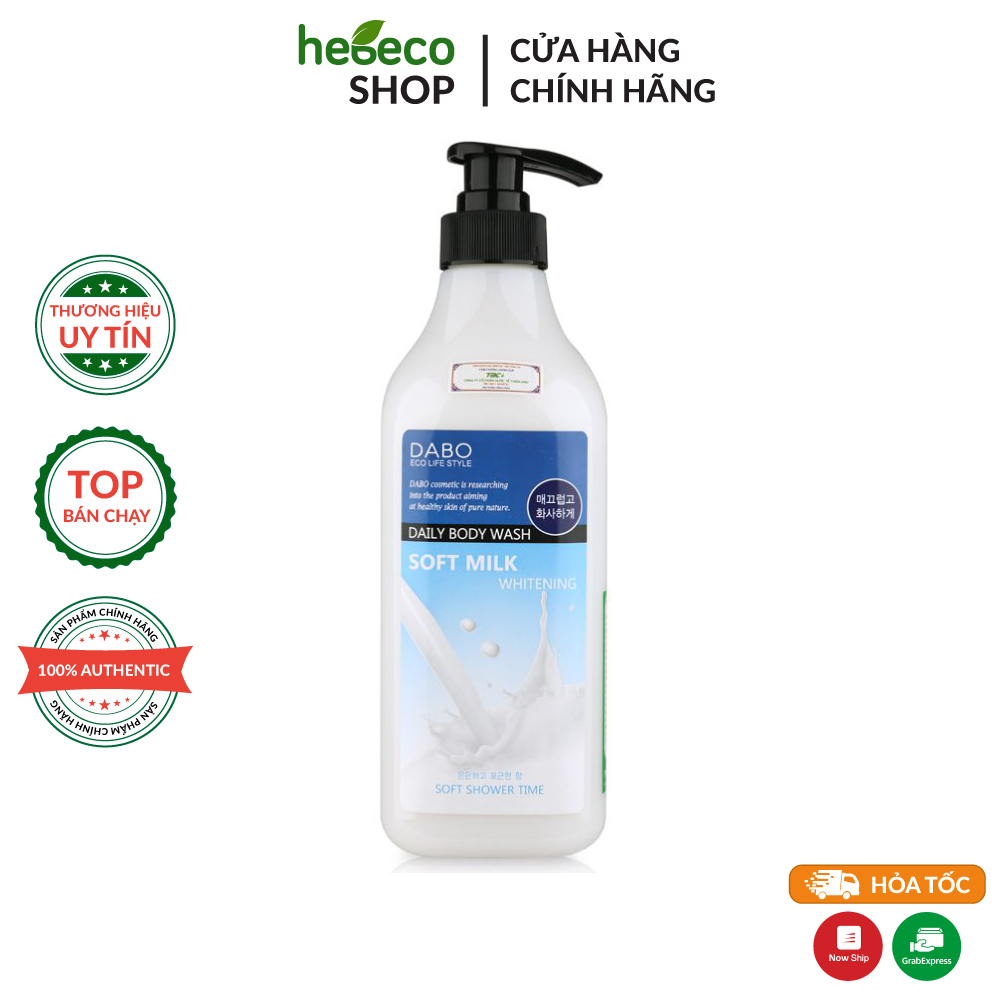Sữa tắm trắng da và dưỡng ẩm cao cấp dabo whitening soft milk 750ml - hàn quốc, cam kết hàng đúng mô tả, chất lượng đảm bảo an toàn đến sức khỏe người sử dụng
