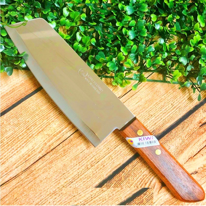 Dao thái cán gỗ dao kiwi thái lan chuyên thái thịt cắt gọt hoa quả chất liệu inox nhiều cỡ