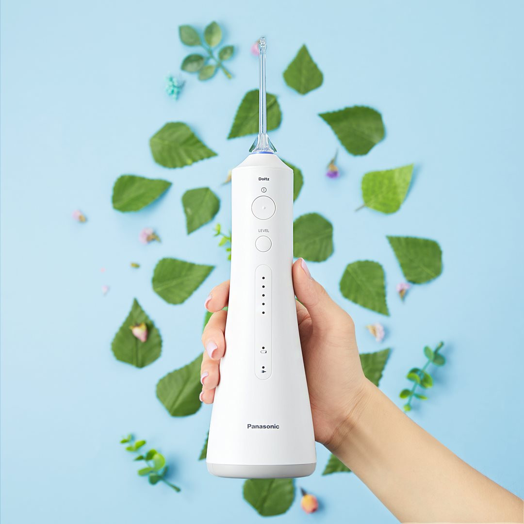 Máy tăm nước cầm tay panasonic công nghệ siêu âm ew1511 - bảo hành 12 tháng - hàng chính hãng