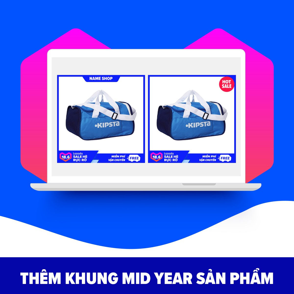 Thêm khung sản phẩm Mid Year Sale vào hình đại diện sản phẩm - SkyDes