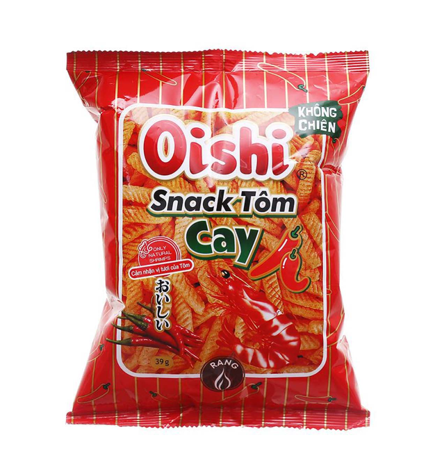 Snack Que Tôm Cay Oishi - 8g