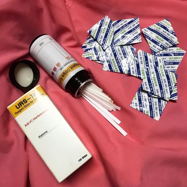 10 que thử keto URS-1K kèm gói hút ẩm