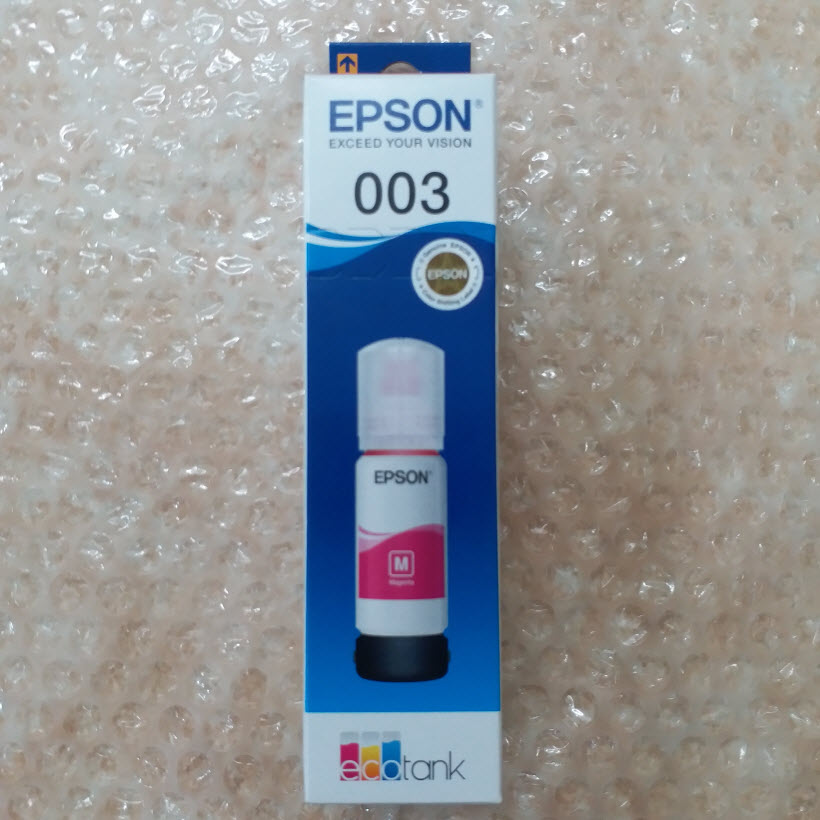 [HCM]Mực In Epson C13T00V300 - 003 Magenta Dùng cho máy in Epson L1110/L3110/ L3150/ L5190 - Epson Việt Nam ( Đồng Nam) phân phối