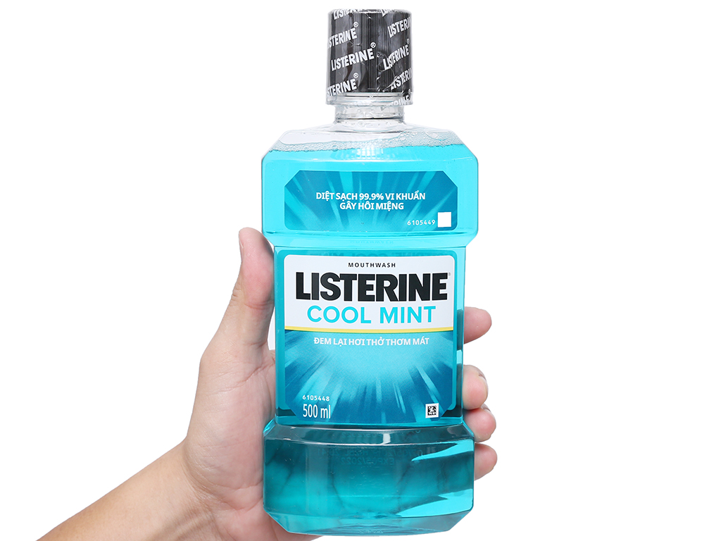 Nước súc miệng Listerine Cool Mint 500ml